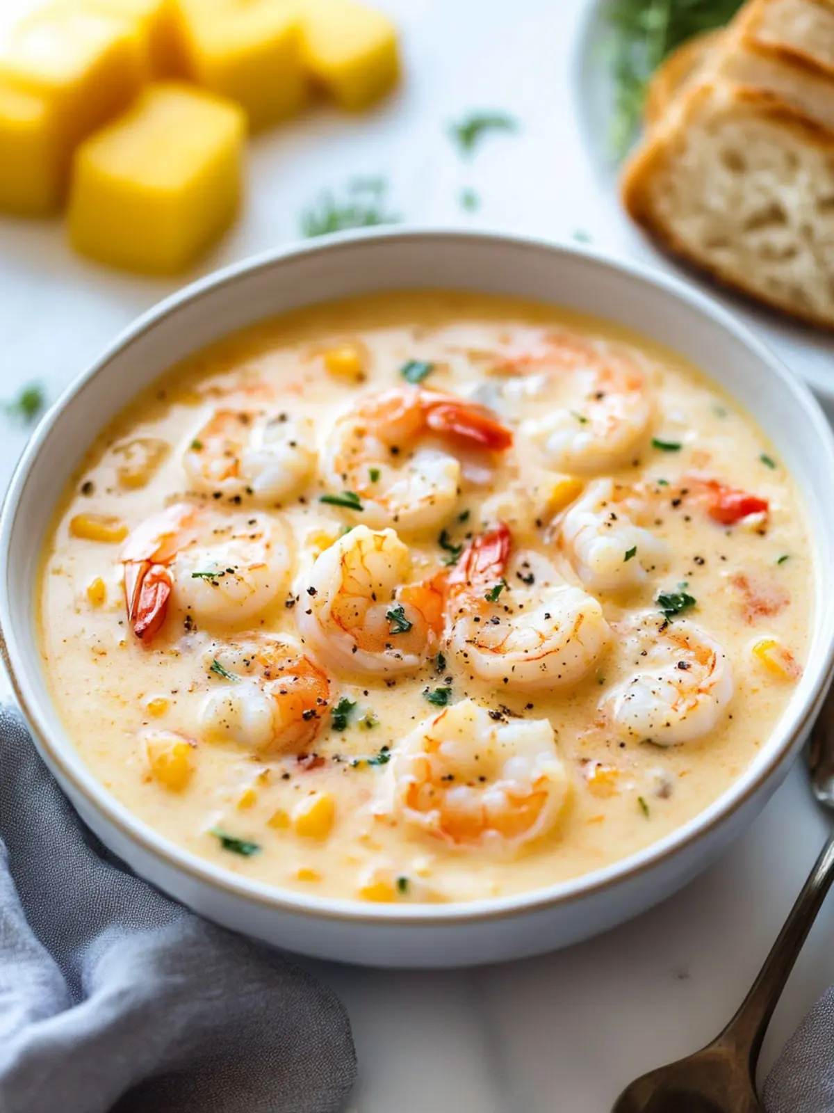 Creamy Shrimp Chowder: Comfort in Every Delicious Bite 3 Shrimp Chowder