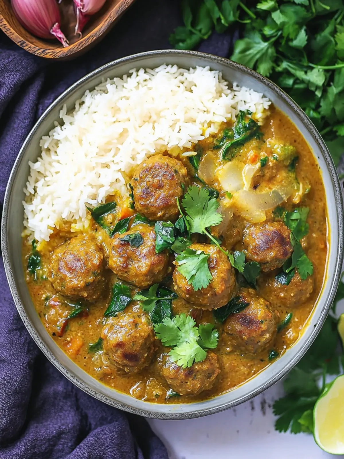 Creamy Coconut Meatball Korma Curry Your New Favorite Comfort Dish 3 Creamy Coconut Meatball Korma Curry