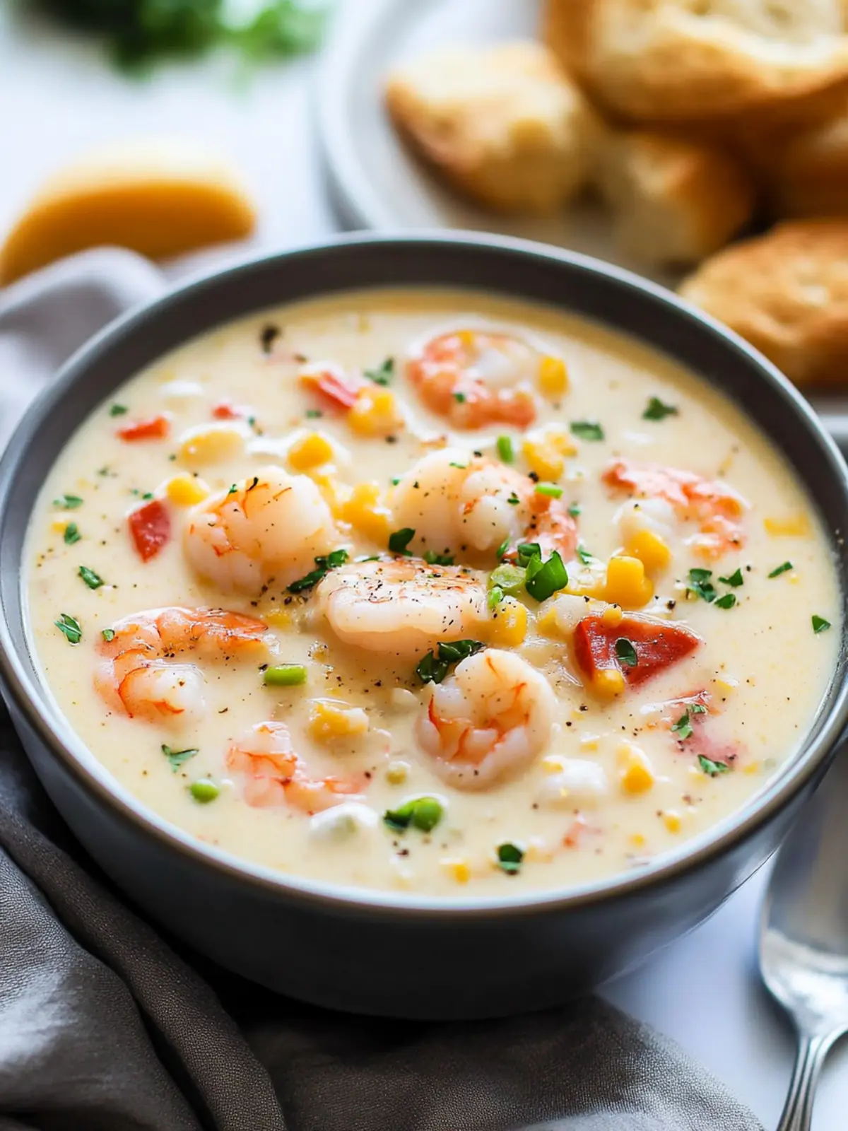 Creamy Shrimp Chowder: Comfort in Every Delicious Bite 2 Shrimp Chowder