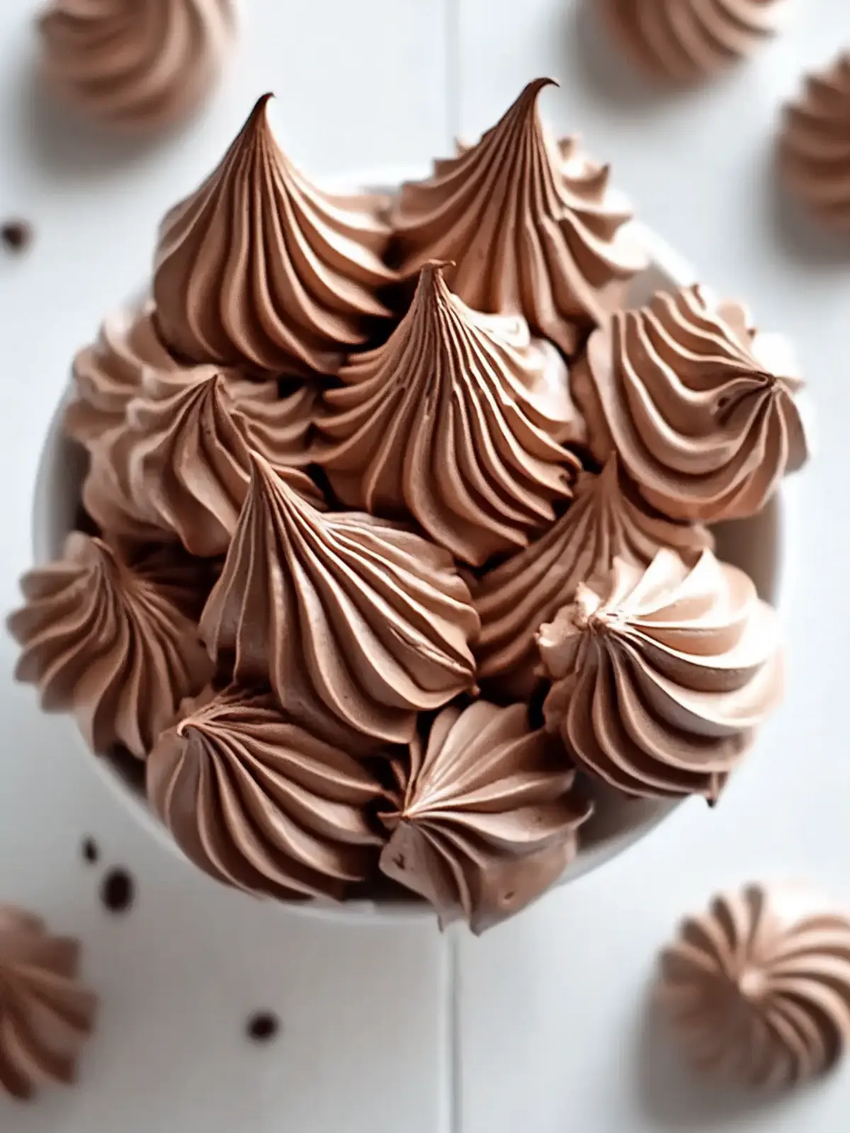 Delicious Chocolate Meringue Cookies in Just 5 Minutes 3 Chocolate Meringue Cookies