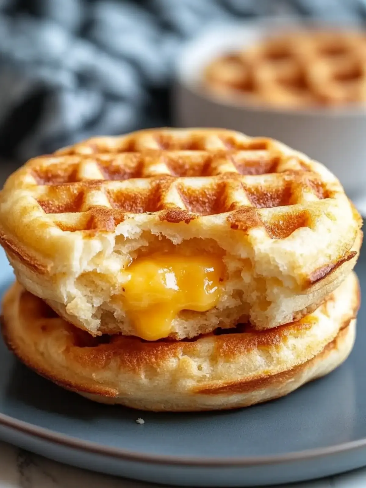 Delicious Chaffle English Muffin: Your Keto Breakfast Game-Changer 2 Chaffle English Muffin