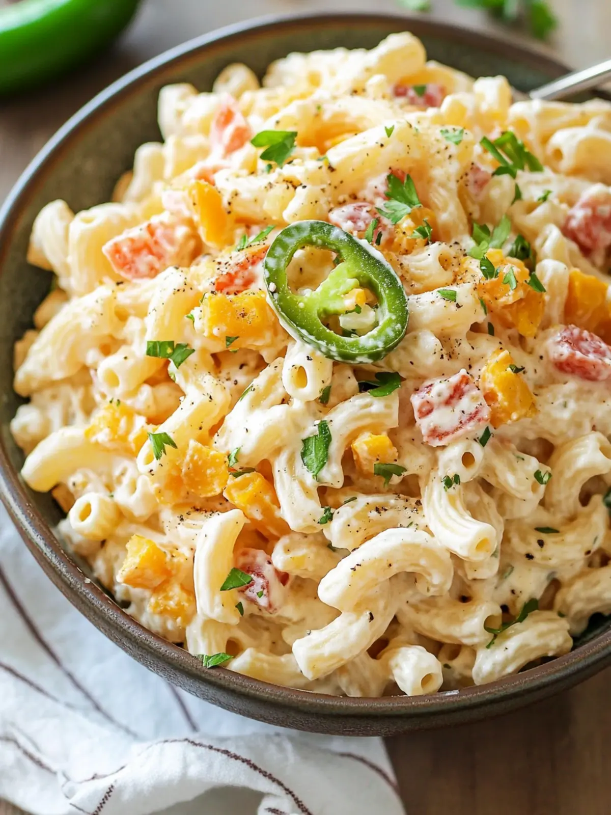 Spicy Jalapeno Popper Macaroni Salad for Bold Flavor Lovers 3 Jalapeno Popper Macaroni Salad