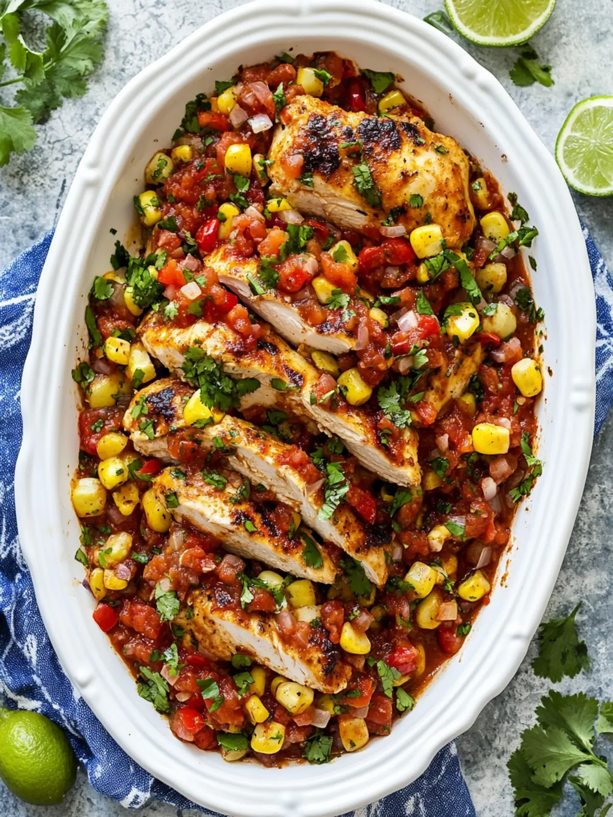 Easy Dump-and-Bake Salsa Chicken for Busy Weeknights 2 Dump-and-Bake Salsa Chicken
