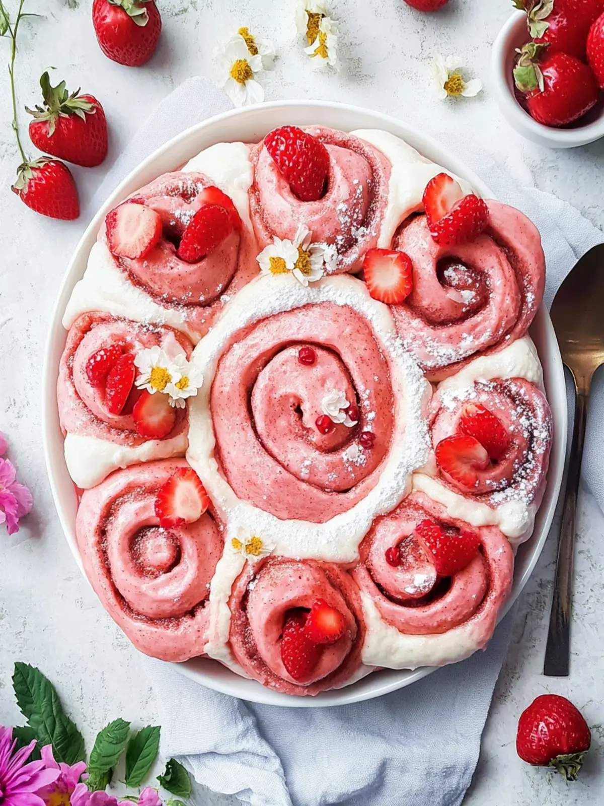 Vegan Pink Cinnamon Rolls That Will Brighten Your Morning 3 Vegan Pink Cinnamon Rolls