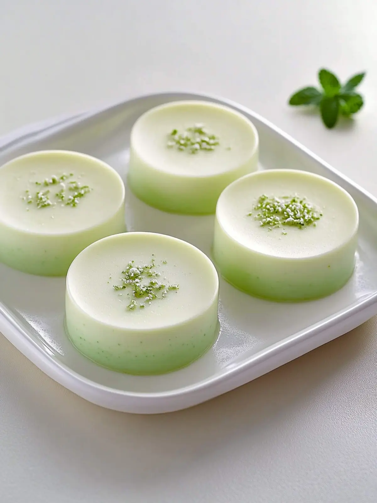 Delightfully Creamy Pandan Coconut Panna Cotta to Swoon Over 3 Pandan Coconut Panna Cotta