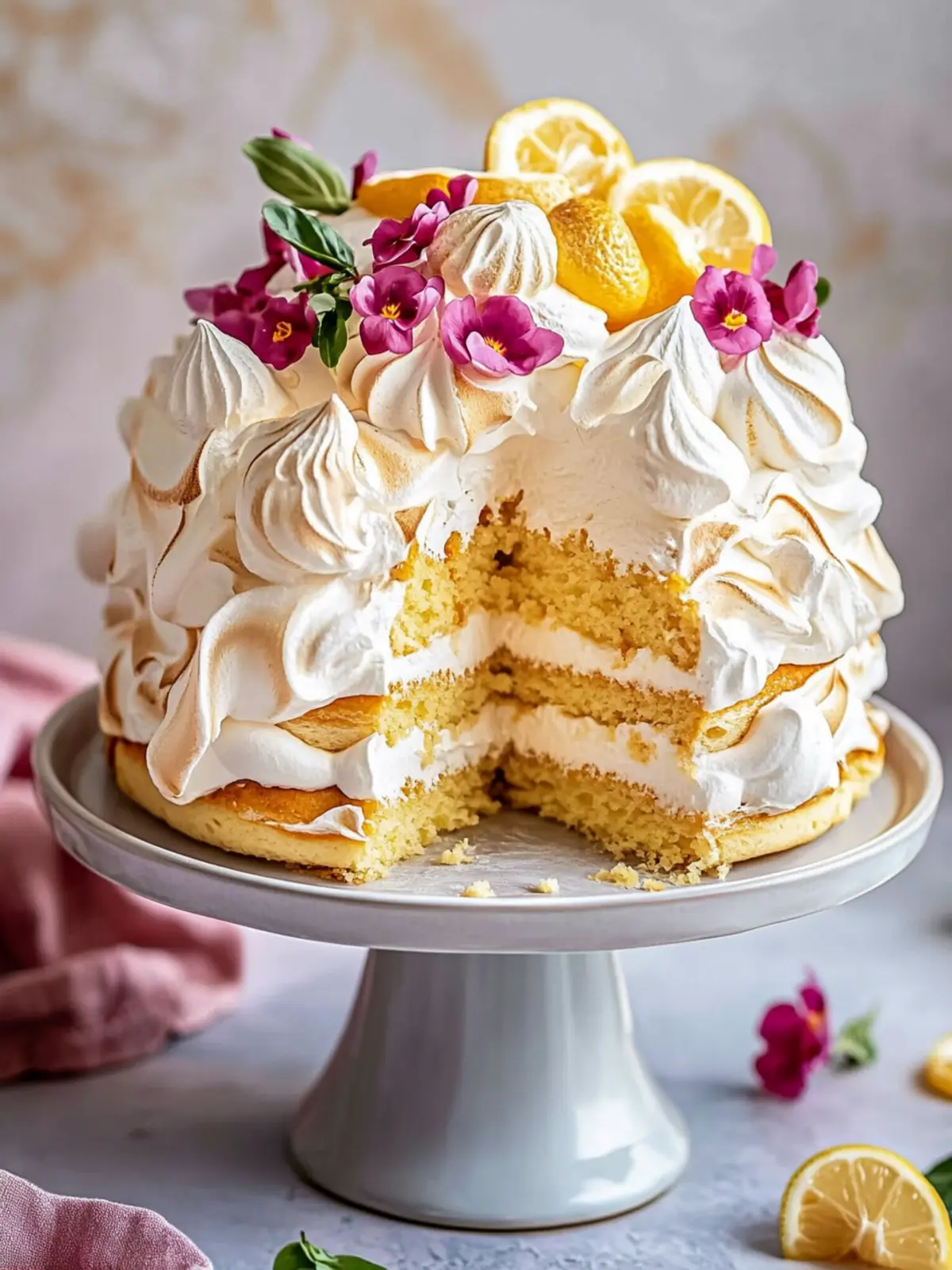 Decadent Meringue Cake with Raspberries You’ll Love 5 Meringue Cake