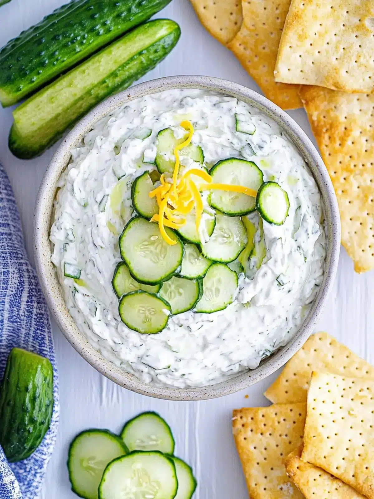 Irresistibly Creamy Cucumber Cream Cheese Crack Dip Recipe 2 Cucumber Cream Cheese Crack Dip