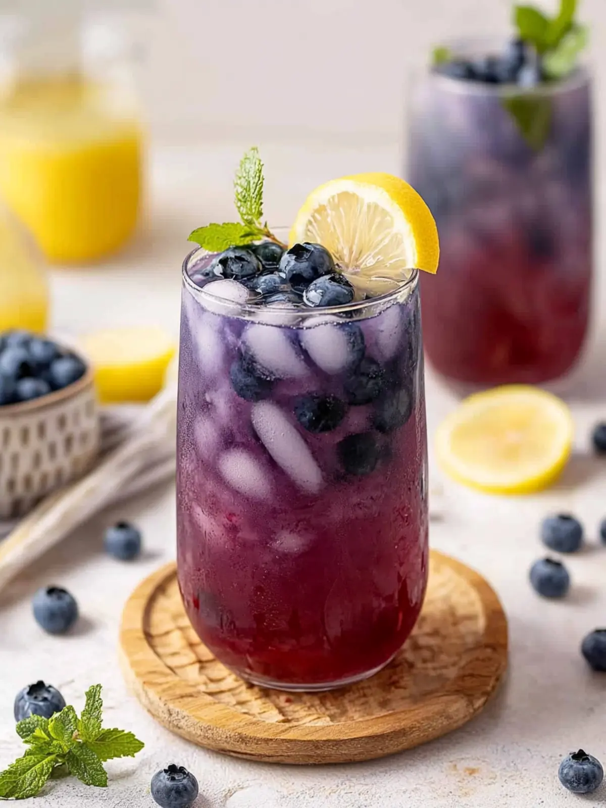 Refreshing Blueberry Tea Lemonade to Brighten Your Day 2 Blueberry Tea Lemonade