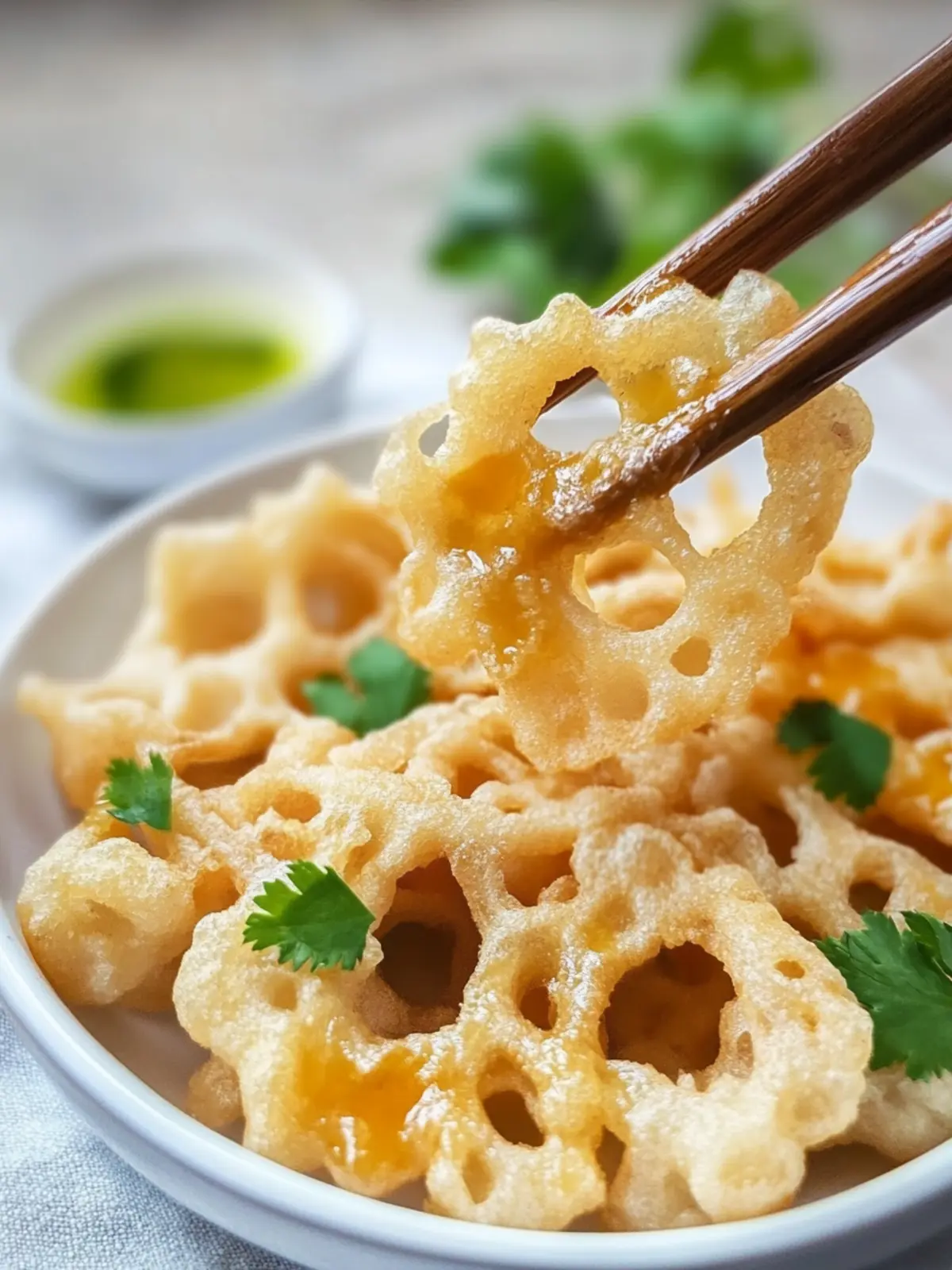 Crispy Lotus Root Tempura: A Delicious Vegan Delight 4 Lotus Root Tempura
