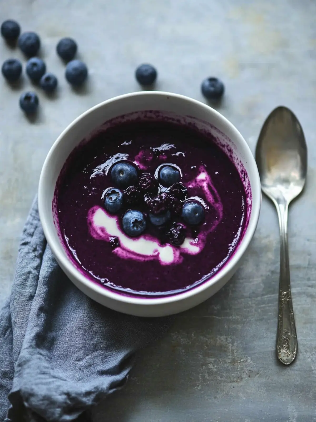 Refreshing Chilled Swedish Blueberry Soup for Summer Bliss 4 Chilled Swedish Blueberry Soup