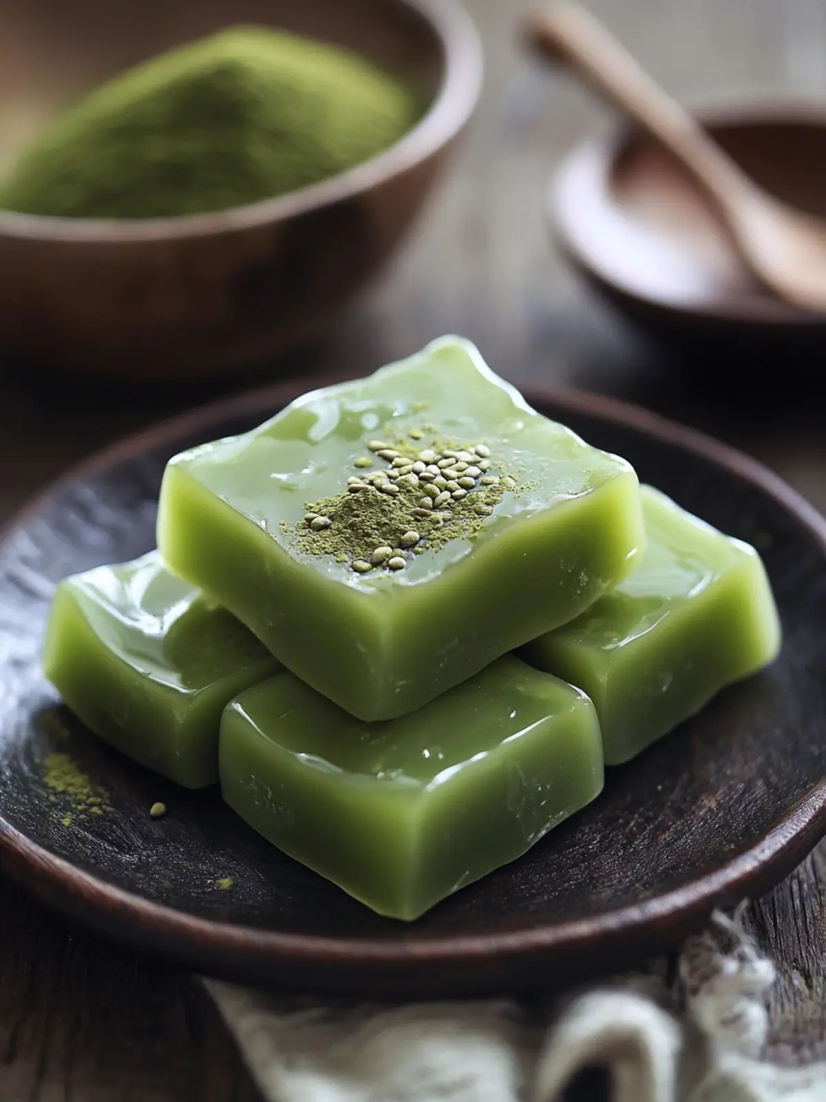 Delicious Matcha Nian Gao for an Authentic Homemade Treat 2 Matcha Nian Gao