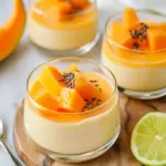 Delicious Papaya Lime Mousse Cups for Refreshing Delight 2 Papaya Lime Mousse Cups