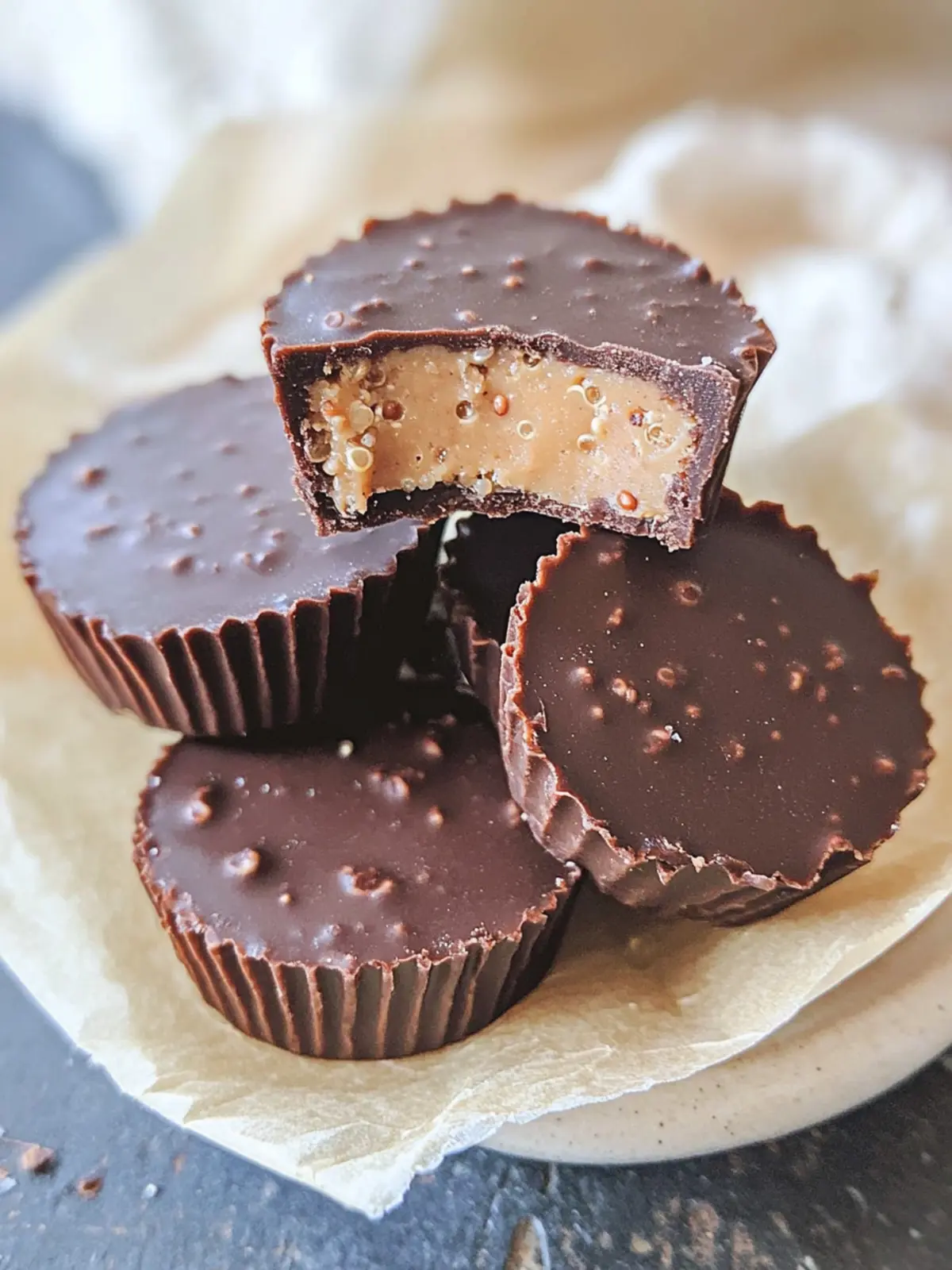 Decadent Quinoa Crunch Peanut Butter Cups You’ll Love 4 Quinoa Crunch Peanut Butter Cups