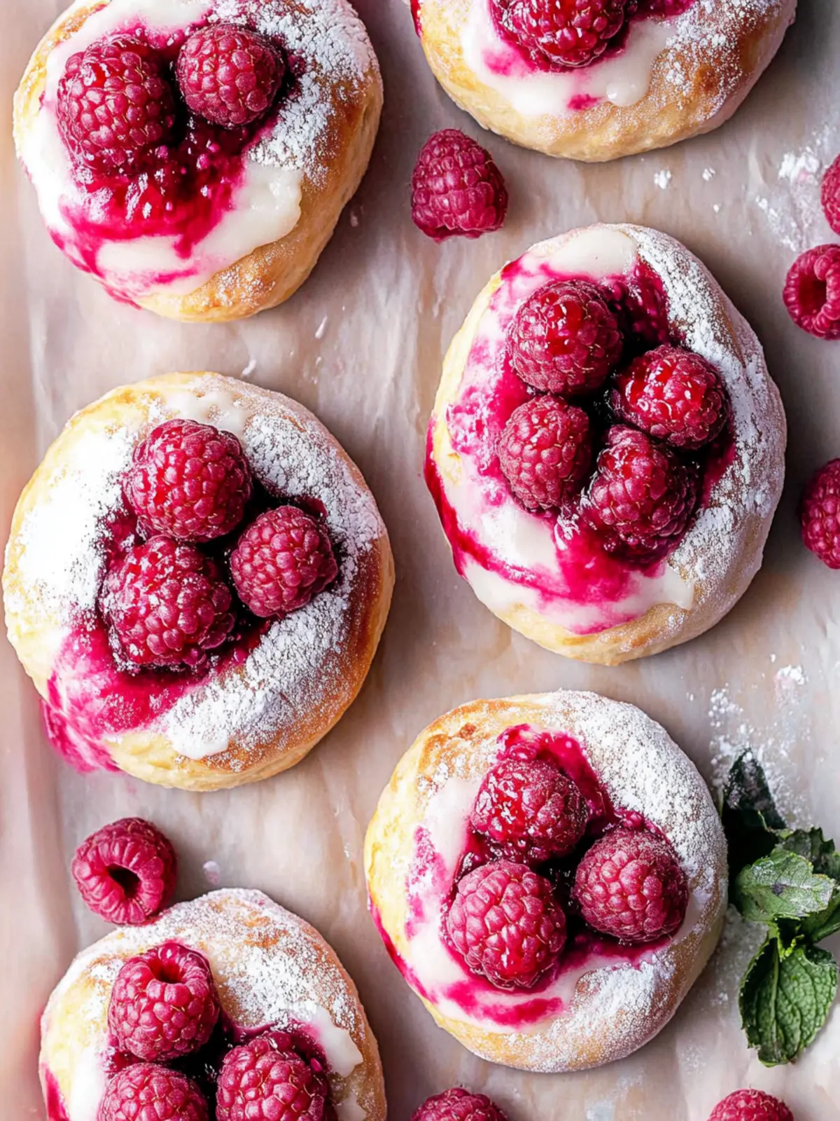 Irresistibly Soft Sweet Raspberry Buns to Brighten Your Day 2 Sweet Raspberry Buns