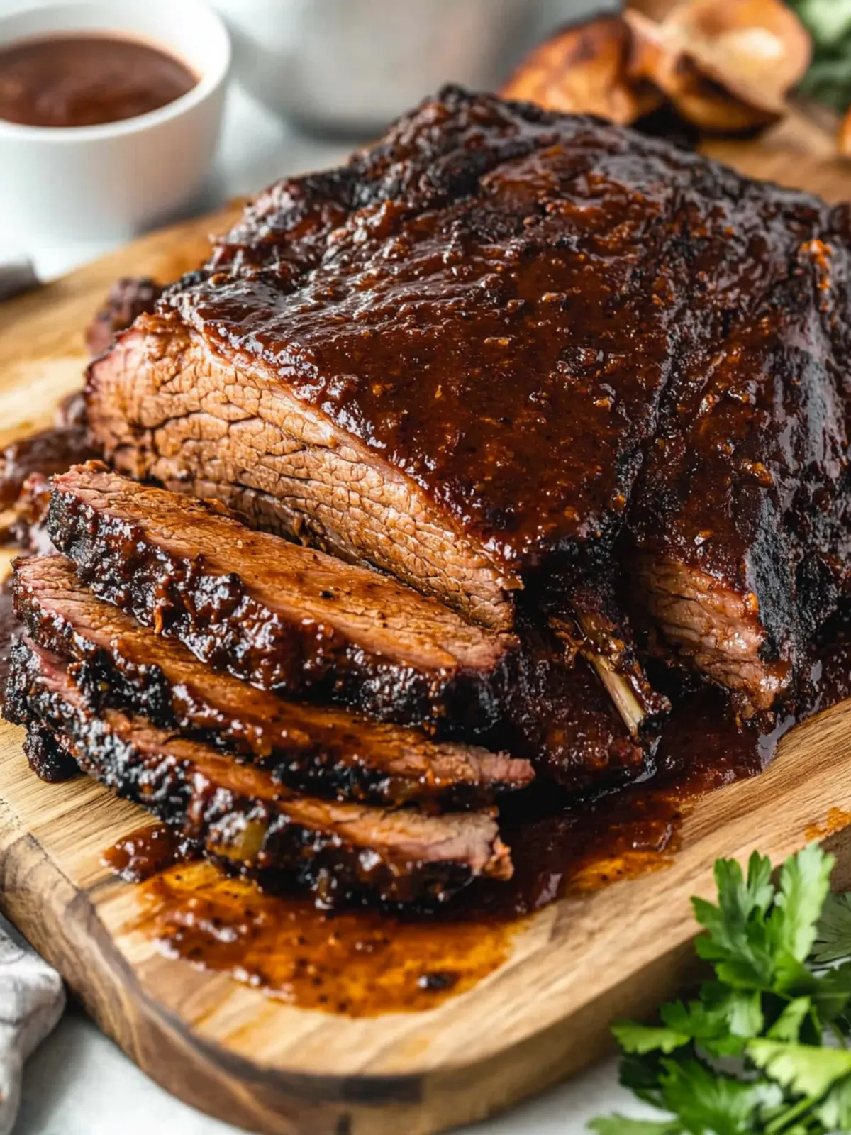 Tender Slow Cooker Beef Brisket with Finger-Licking BBQ Sauce 4 Slow Cooker Beef Brisket