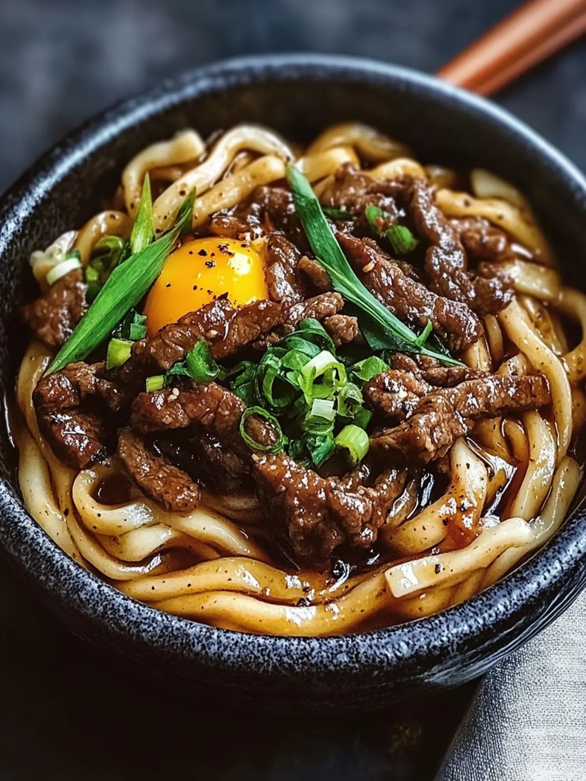 Savory Black Pepper Beef Udon in Just 30 Minutes! 3 Black Pepper Beef Udon