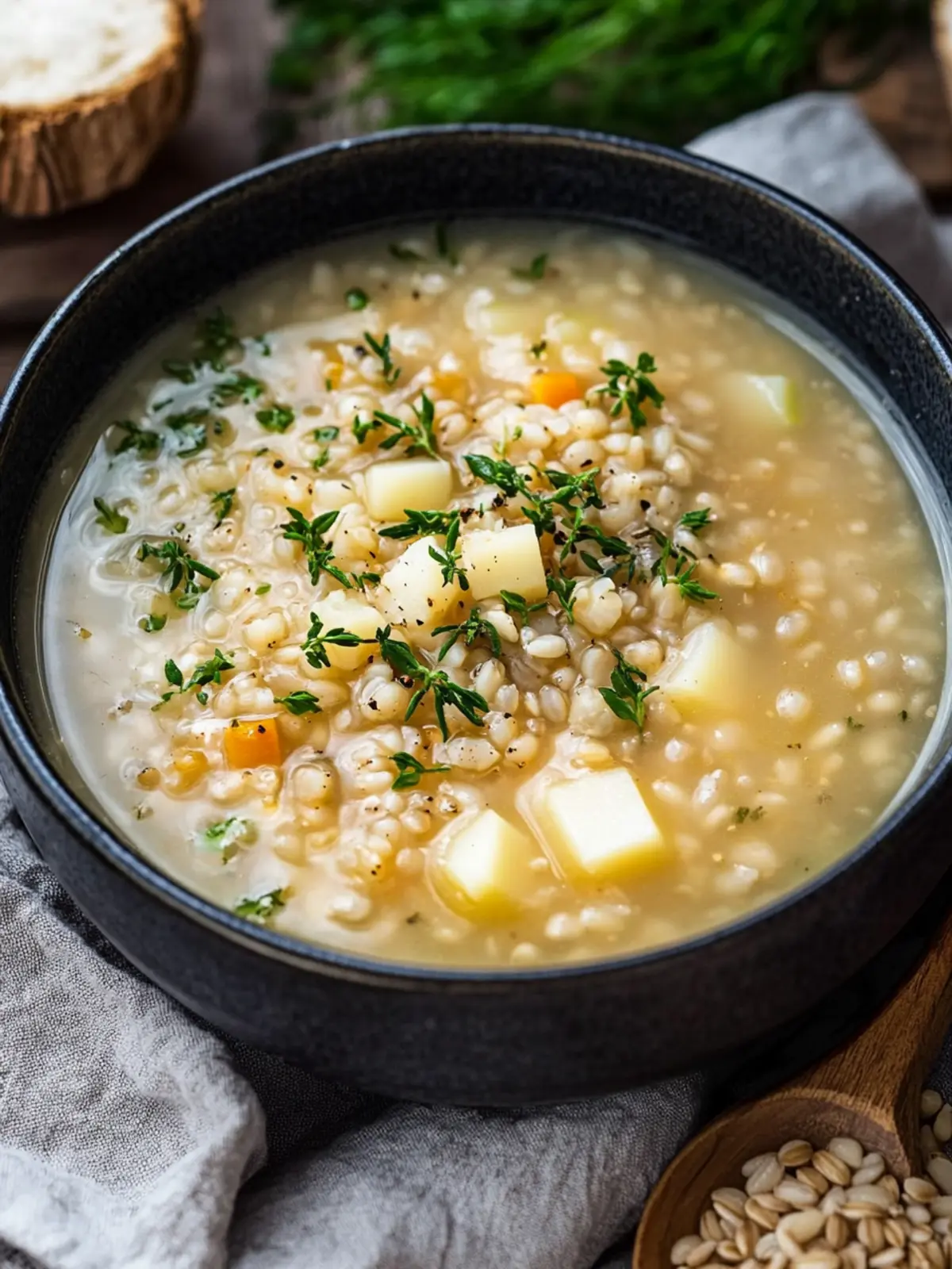Warm Up with Cozy Celeriac Soup with Pearl Barley Delight 5 Celeriac Soup with Pearl Barley