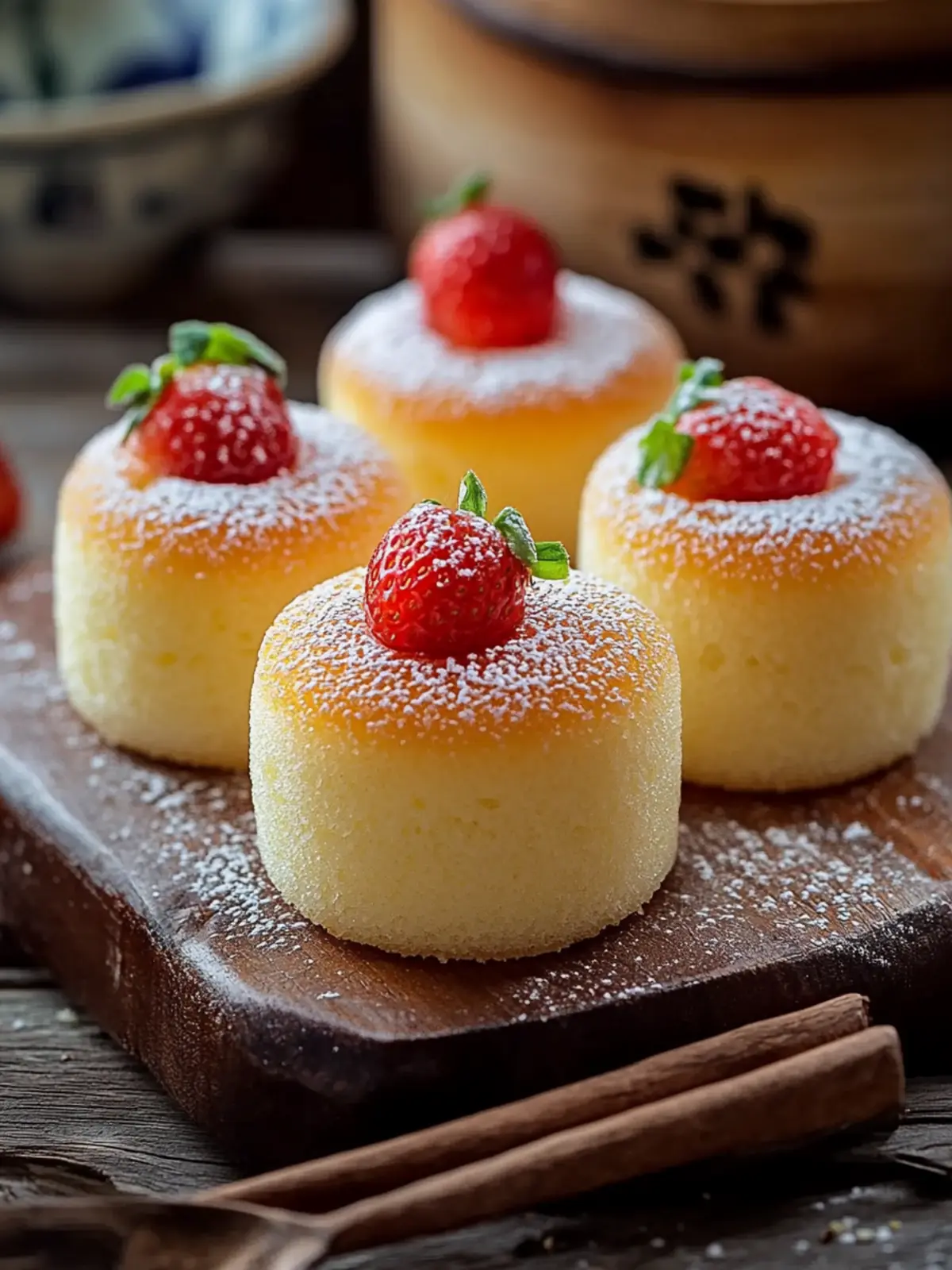 Mini Chinese Sponge Cakes for a Light and Fluffy Delight 3 Mini Chinese Sponge Cakes