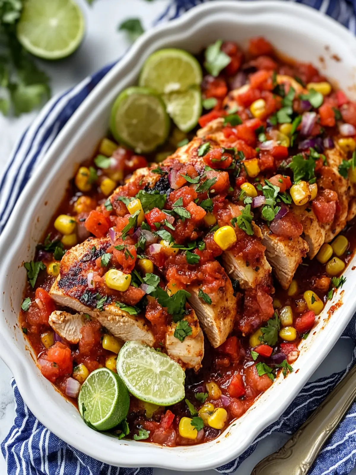 Easy Dump-and-Bake Salsa Chicken for Busy Weeknights 5 Dump-and-Bake Salsa Chicken