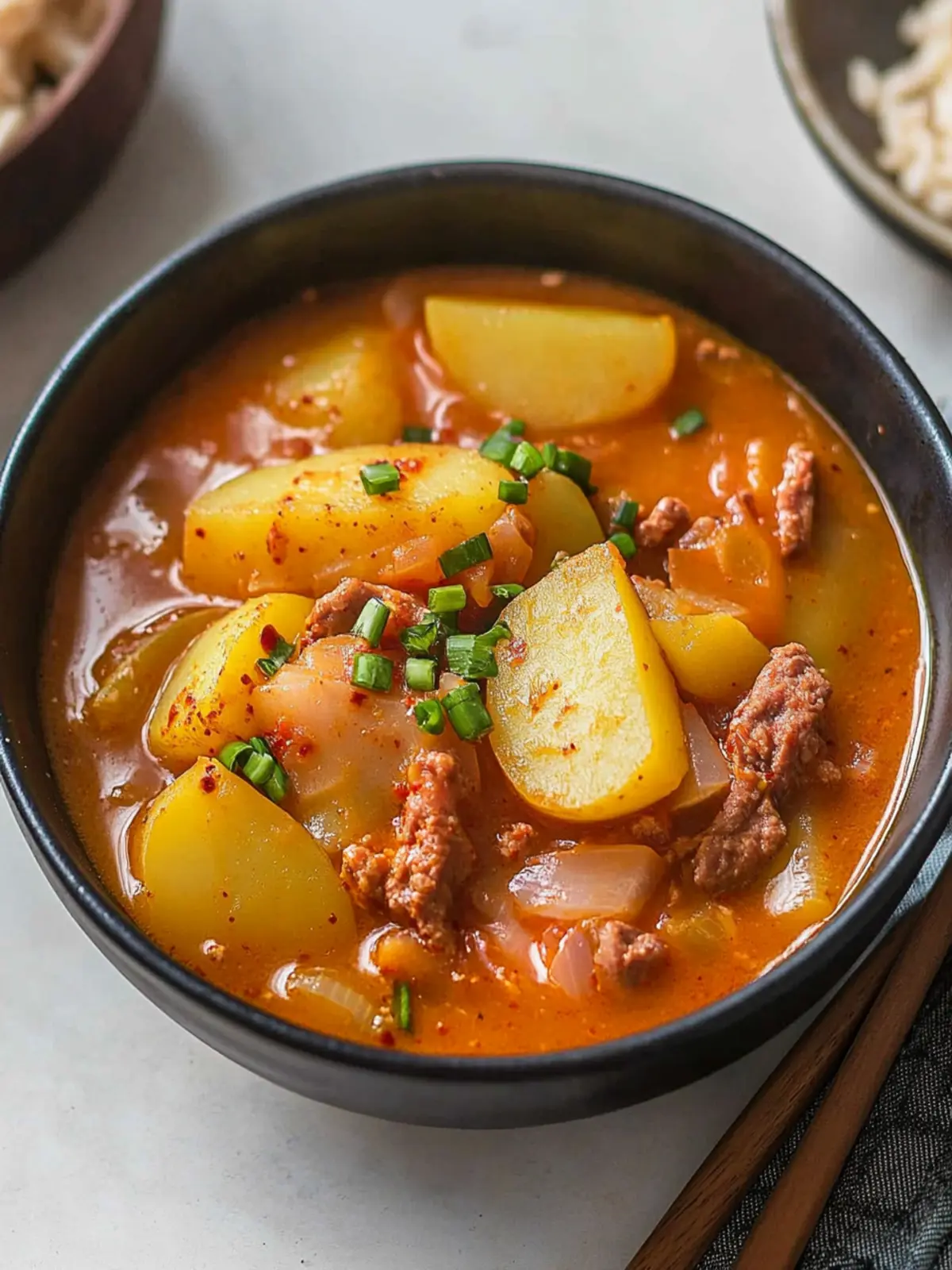 Savory Korean Potato and Spam Stew for Cozy Weeknight Dinners 4 Korean Potato and Spam Stew
