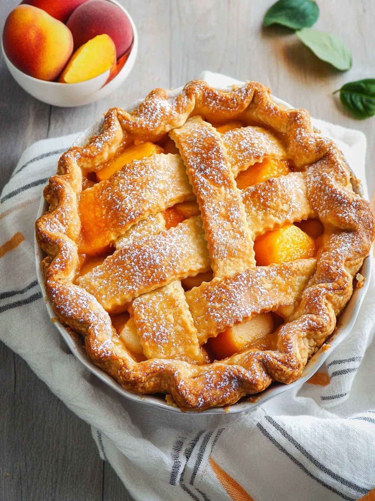 Sweet Peach Mango Pie Recipe that Will Brighten Your Day 4 Peach Mango Pie