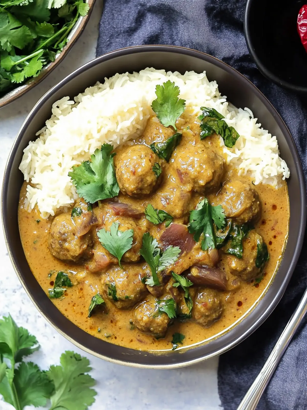 Creamy Coconut Meatball Korma Curry Your New Favorite Comfort Dish 5 Creamy Coconut Meatball Korma Curry