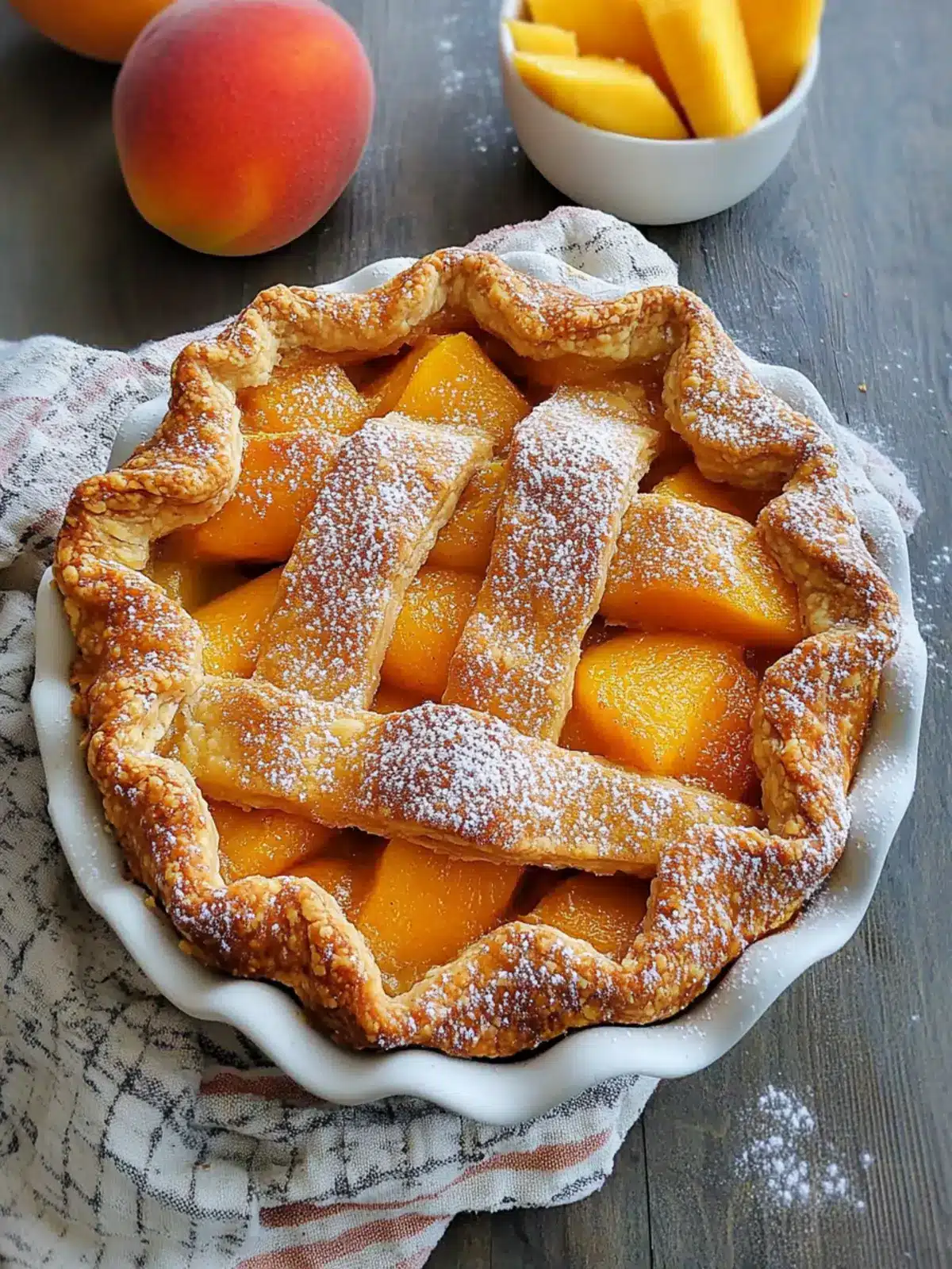 Sweet Peach Mango Pie Recipe that Will Brighten Your Day 5 Peach Mango Pie