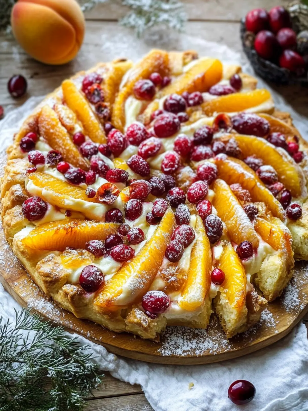 Delightful Cranberry & Apricot Couronne for Festive Moments 4 Cranberry & Apricot Couronne
