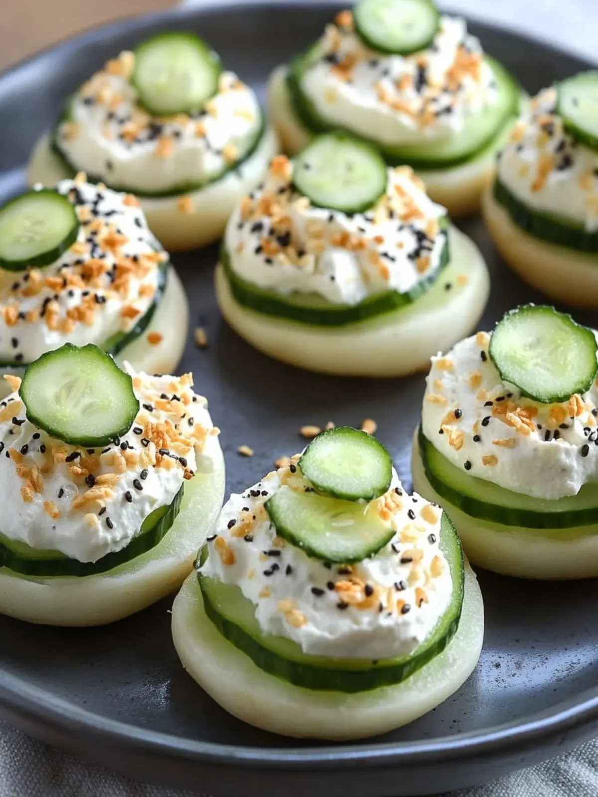 Everything Bagel Cucumber Bites: A Unique Fresh Snack Delight 5 Everything Bagel Cucumber Bites