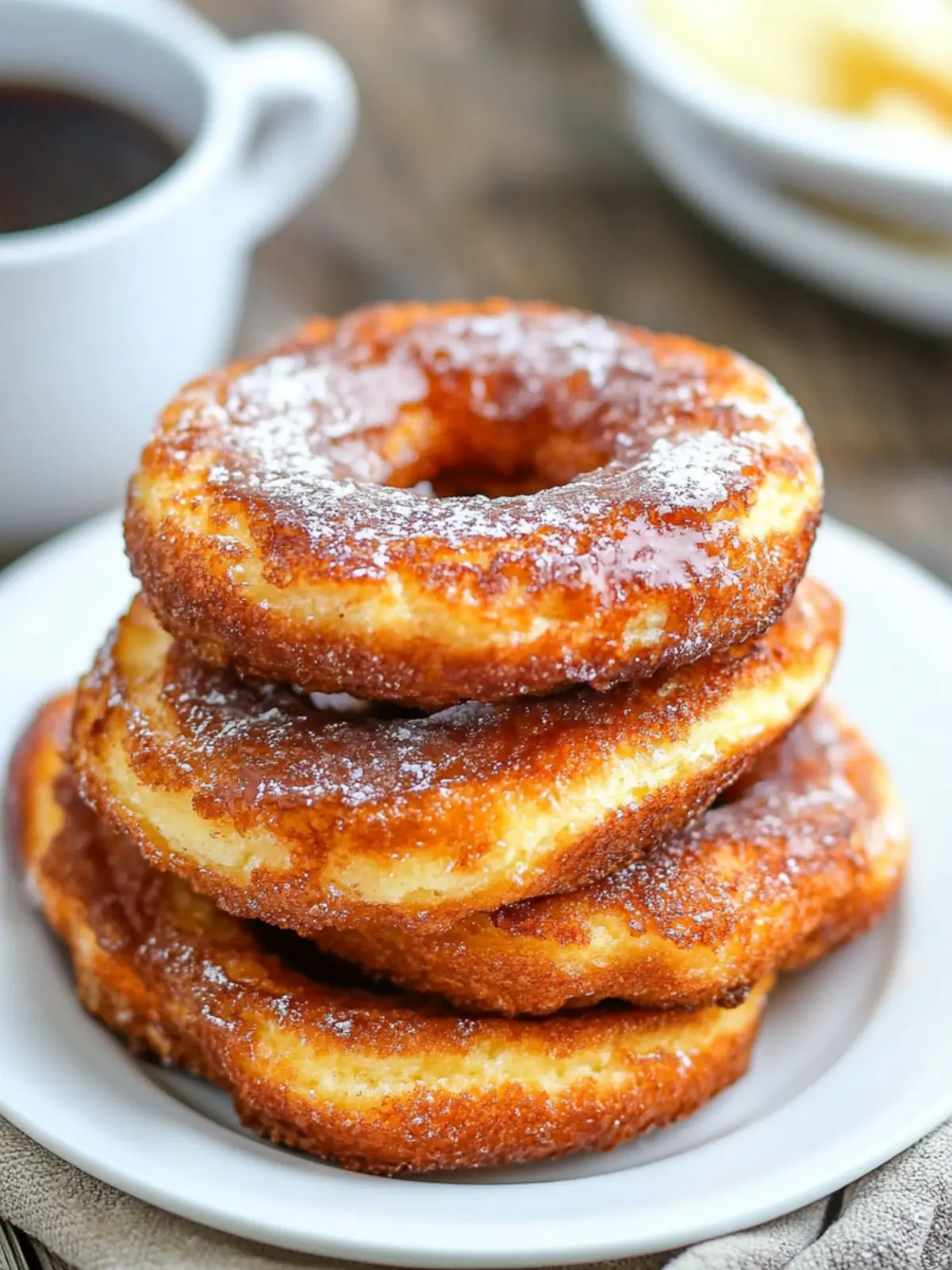 French Toast Donuts: A Sweet Twist on Breakfast Bliss 3 French Toast Donuts