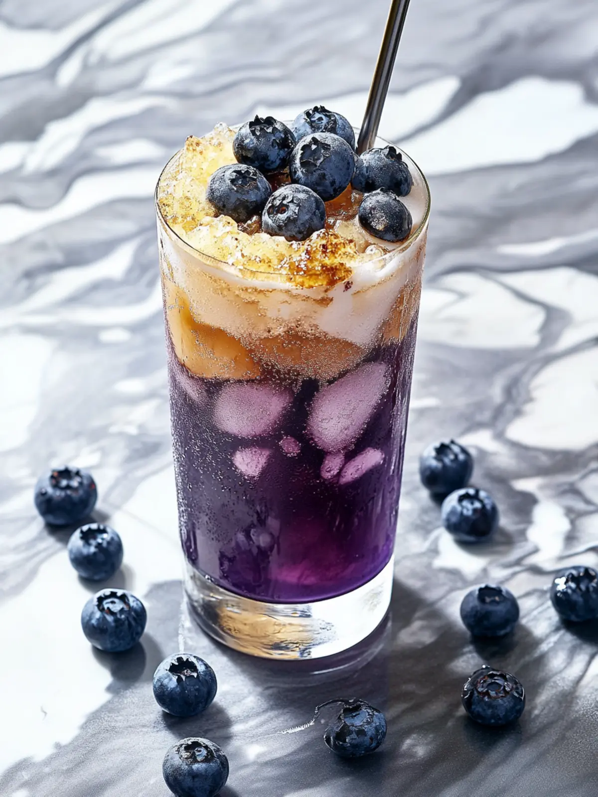 Cozy Up with Blueberry Muffin Dirty Soda in 5 Minutes! 4 Blueberry Muffin Dirty Soda