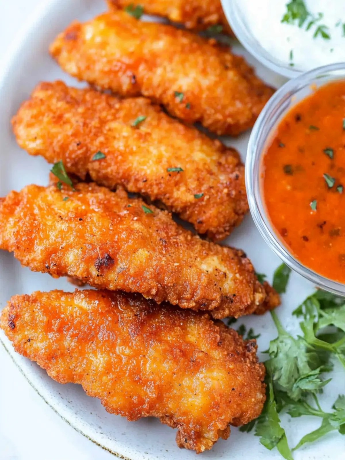 Delicious Buffalo Chicken Tenders: Baked for Flavor & Health 3 Buffalo Chicken Tenders