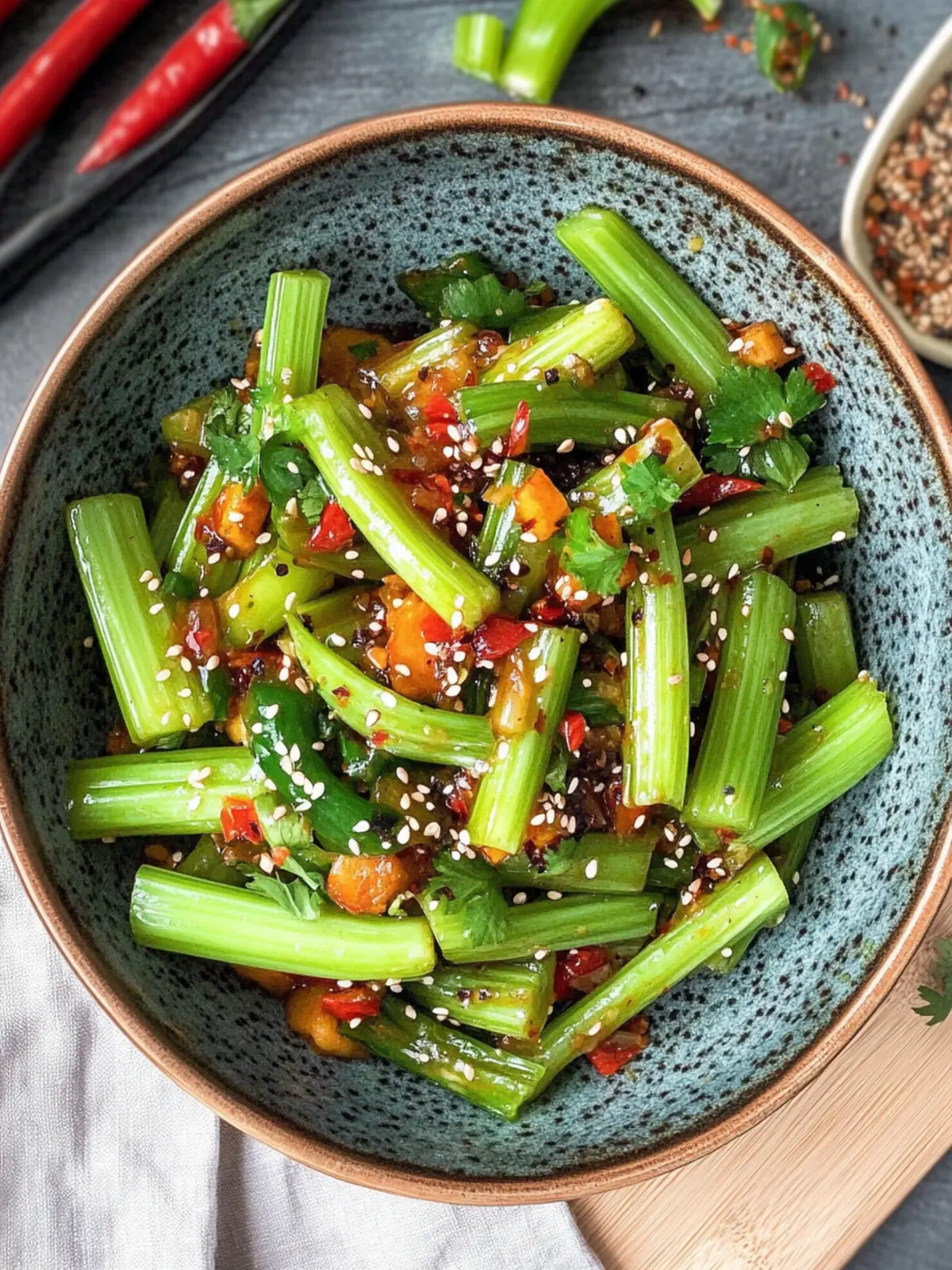 Zesty Spicy Celery Stir Fry: A Vibrant Veggie Delight! 2 Spicy Celery Stir Fry