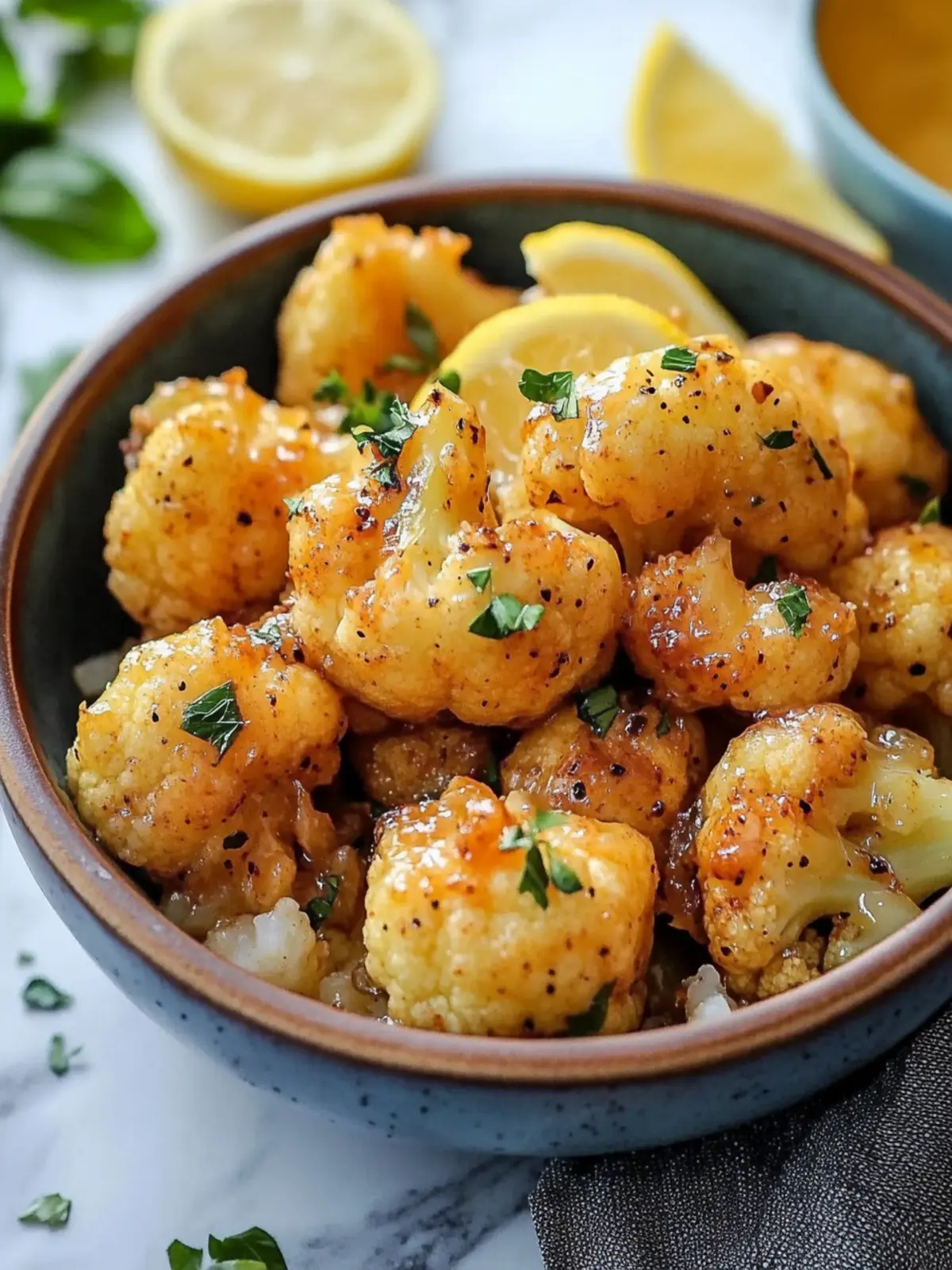 Zesty Lemon Pepper Glazed Cauliflower for Flavor Lovers 2 Lemon Pepper Glazed Cauliflower
