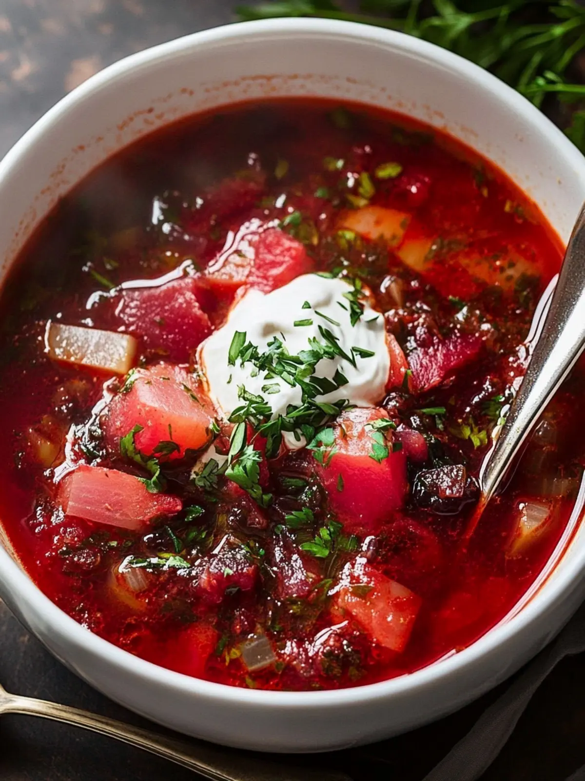 Hearty Ukrainian Borscht Soup: Your Comfort in a Bowl 2 Ukrainian Borscht Soup