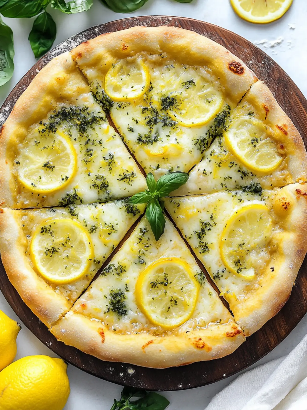 Delicious Lemon Pizza for Fresh Summer Nights 5 Lemon Pizza