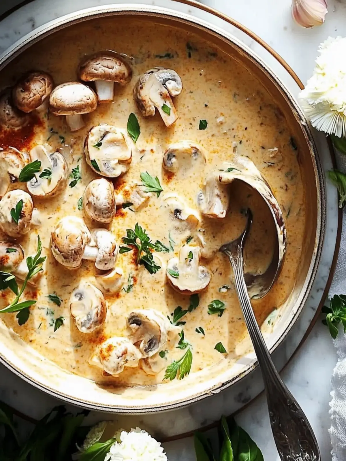 Creamy Tuscan Marry Me Mushrooms for Cozy Dinner Nights 4 Creamy Tuscan Marry Me Mushrooms
