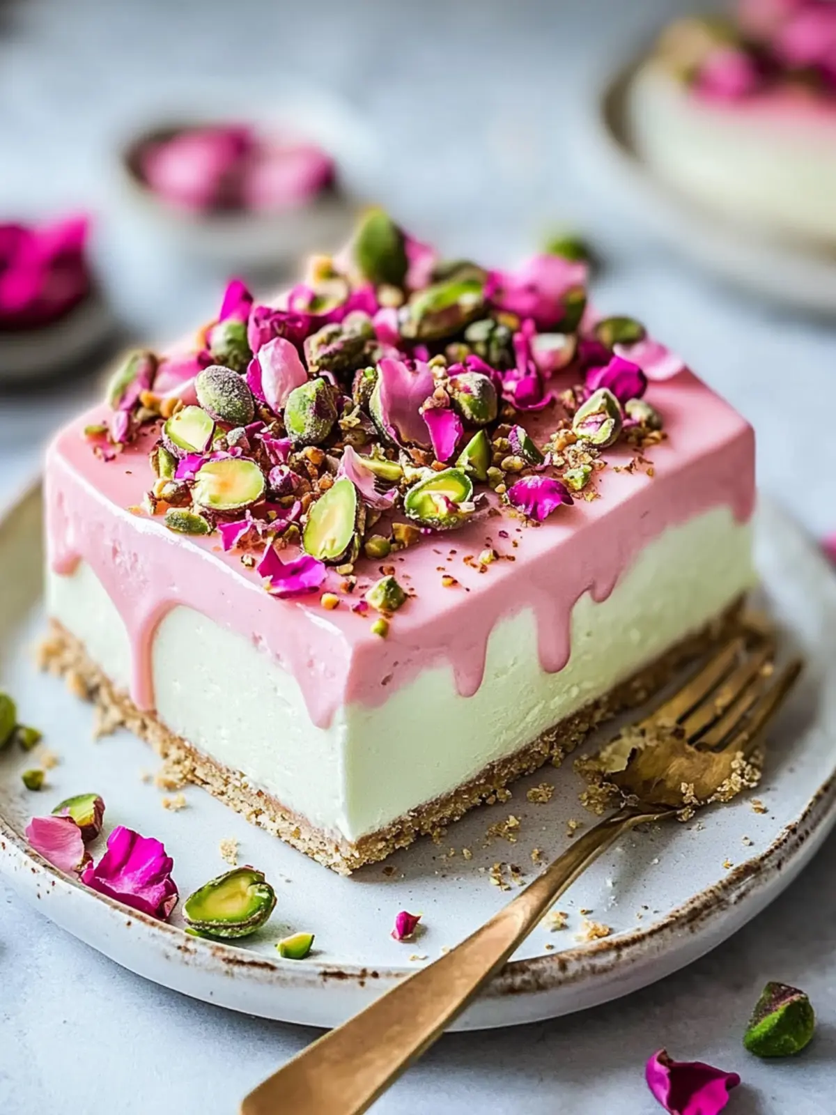 Delicious Pistachio Rose Milk Cake for a Sweet Escape 5 Pistachio Rose Milk Cake