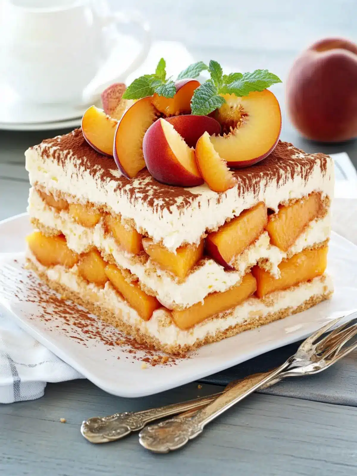 Peach Tiramisu: A Dreamy Twist on Classic Delight 5 Peach Tiramisu