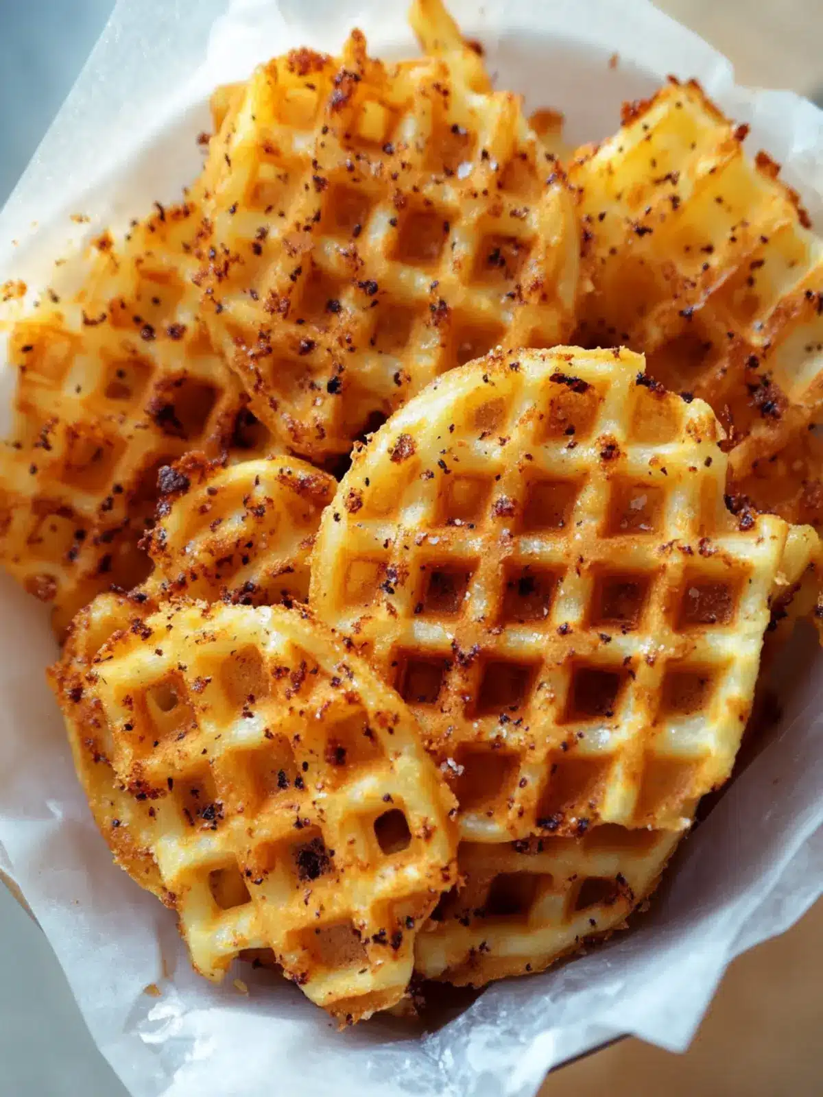 Crispy Seasoned Waffle Fries That Beat Fast Food Any Day 5 Crispy Seasoned Waffle Fries