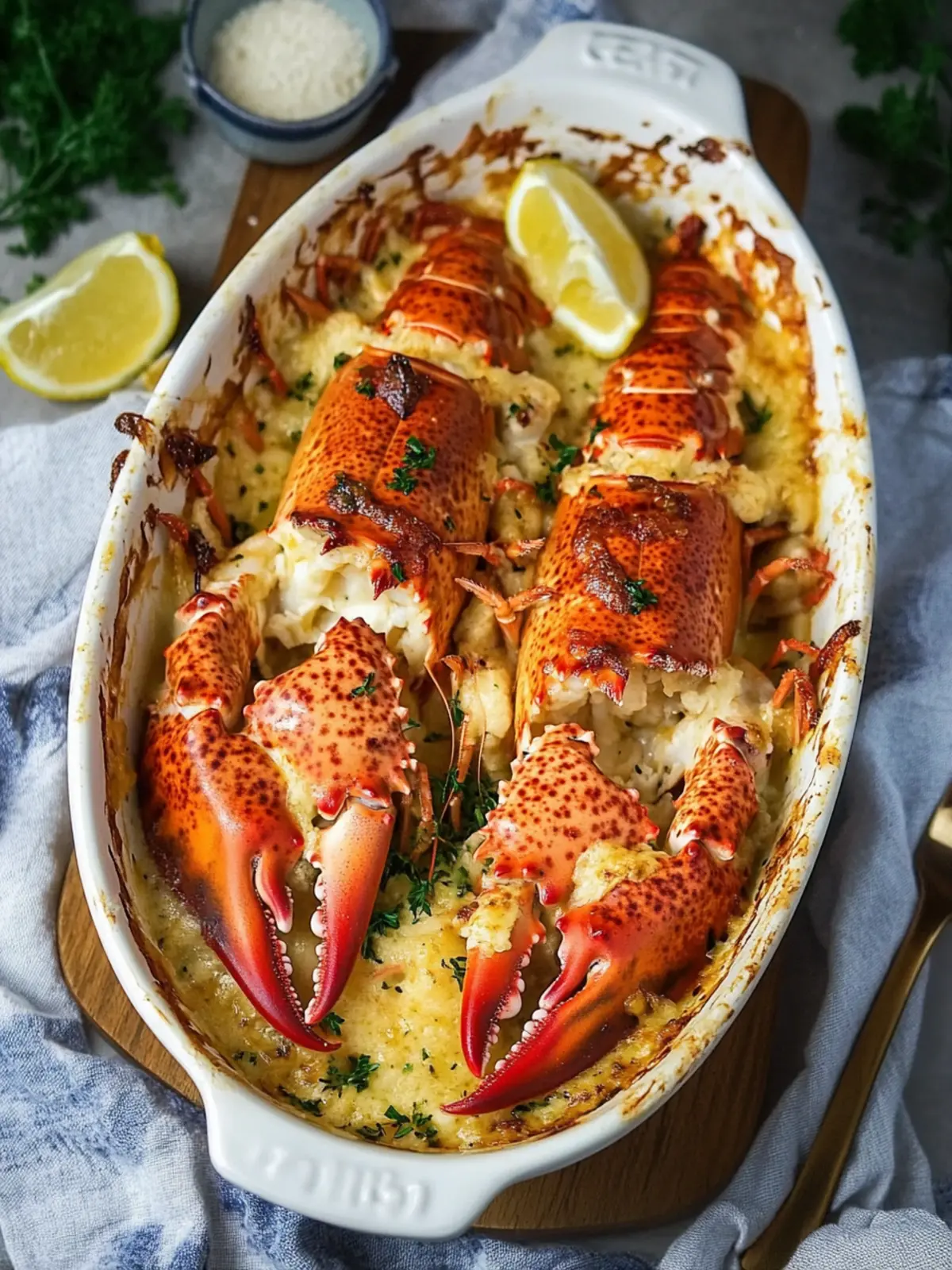 Indulge in Lobster Thermidor in Casserole Bliss 5 Lobster Thermidor in Casserole