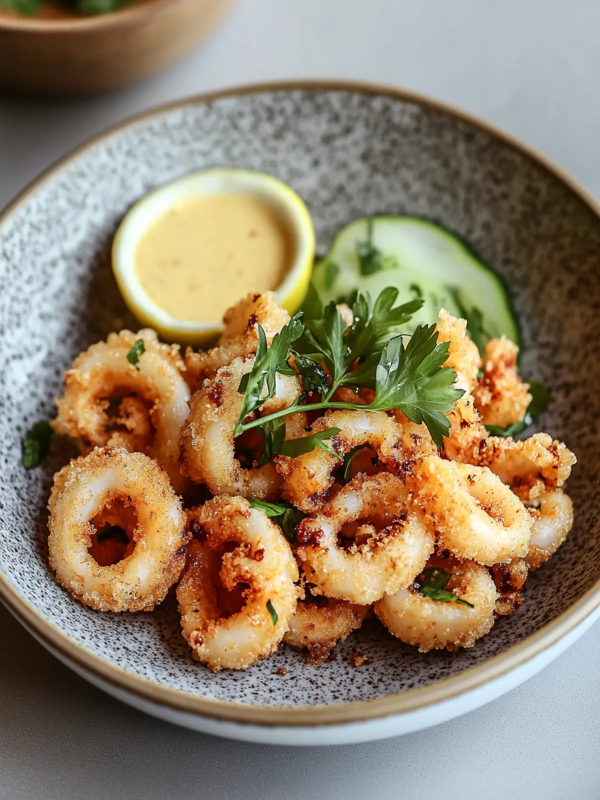 Savor Every Bite: Hot Butter Calamari with Zesty Lemon Twist 2 Hot Butter Calamari