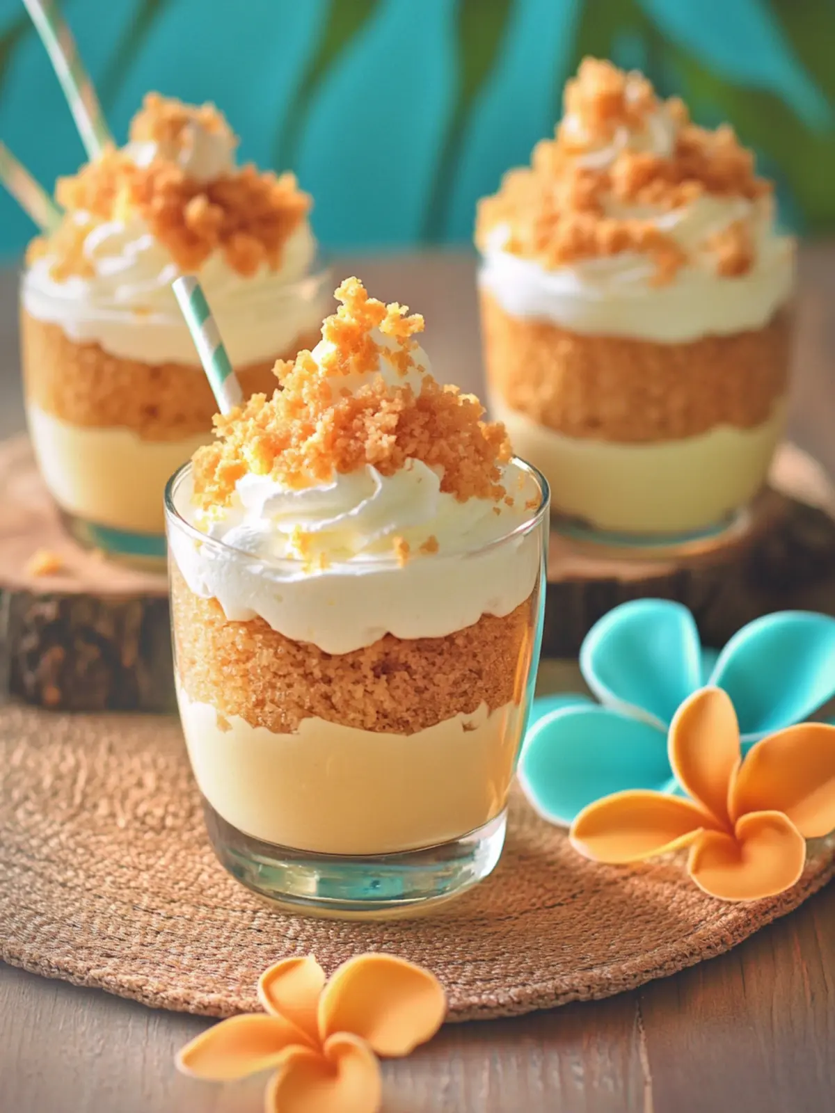 Delicious Hawaiian Desserts Sand Cups for Sweet Summer Fun 2 Hawaiian Desserts Sand Cups