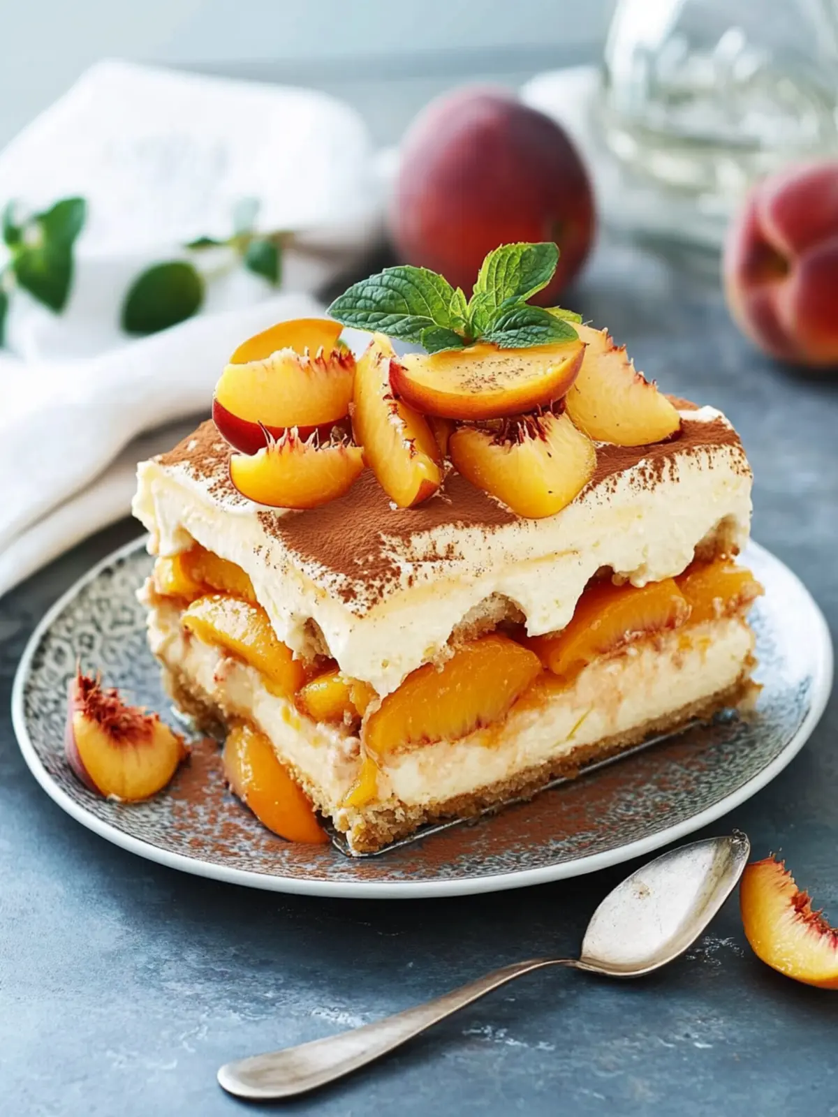 Peach Tiramisu: A Dreamy Twist on Classic Delight 4 Peach Tiramisu