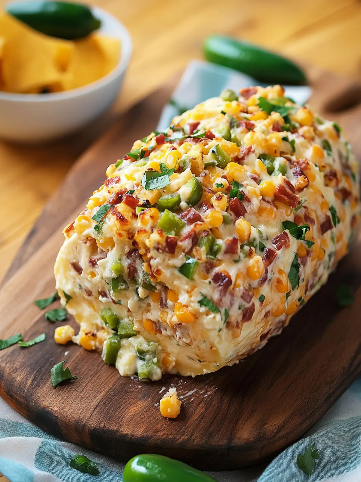 Cowboy Caviar Jalapeno Popper Cheese Log for Fun Gatherings 5 Cowboy Caviar Jalapeno Popper Cheese Log