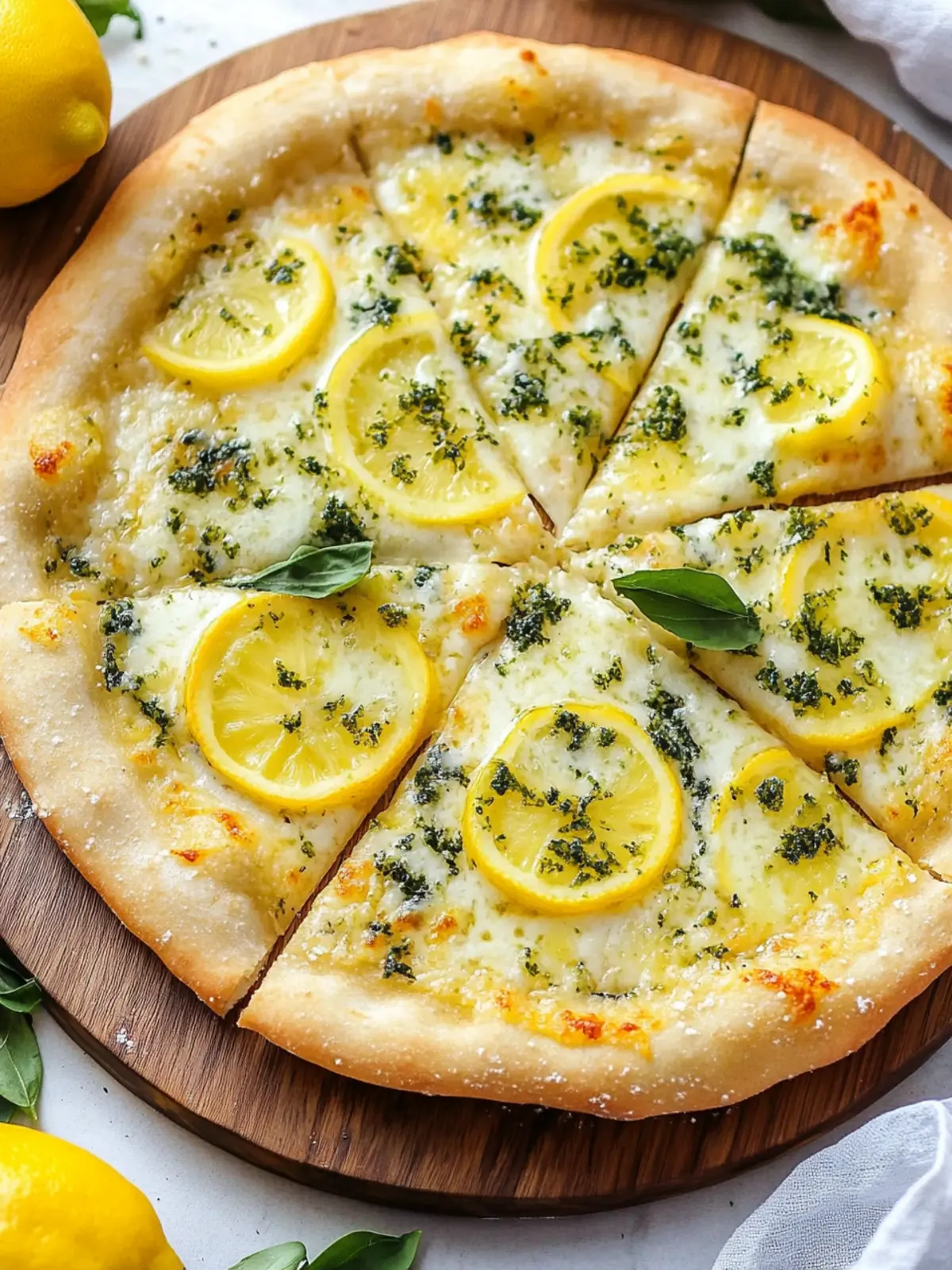 Delicious Lemon Pizza for Fresh Summer Nights 3 Lemon Pizza