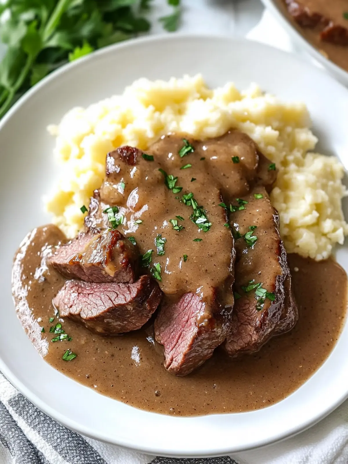 Crock Pot Sirloin Steak and Gravy: Cozy Comfort Done Right 3 Crock Pot Sirloin Steak and Gravy