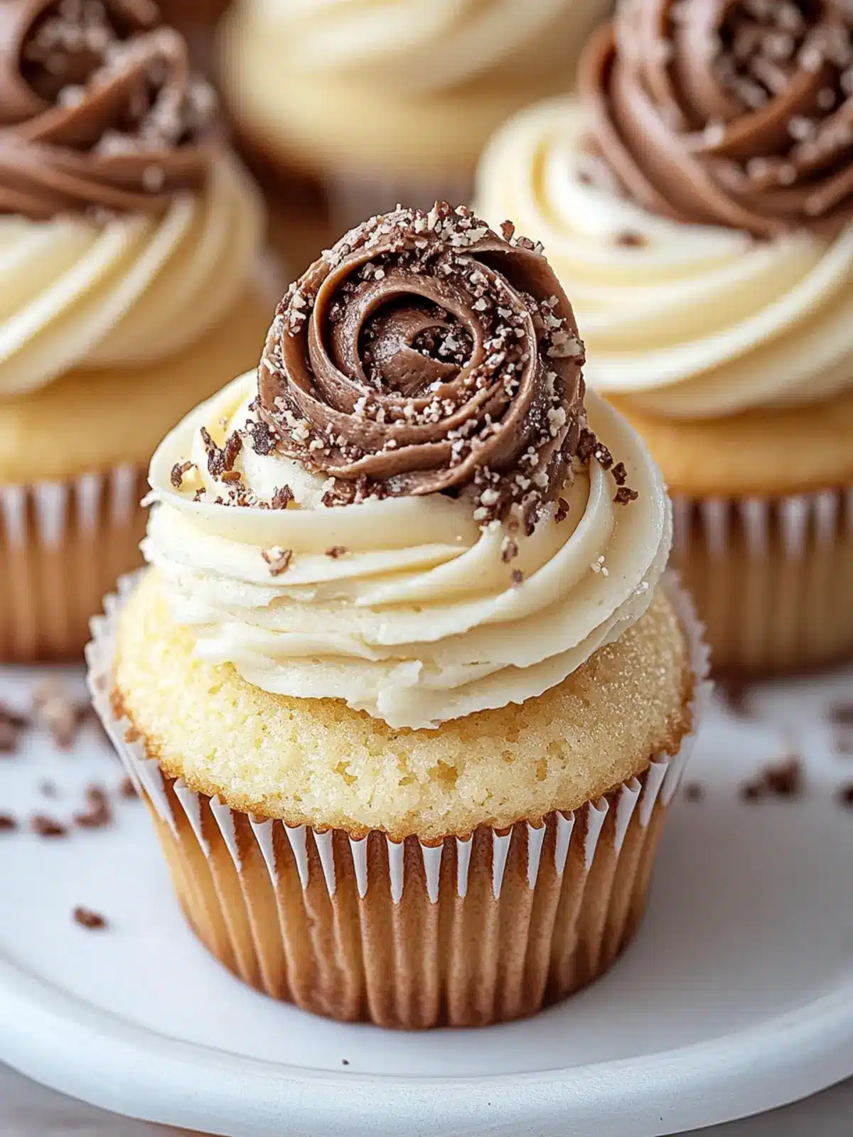 Irresistible Vanilla Nutella Cupcakes for Sweet Indulgence 4 Vanilla Nutella Cupcakes