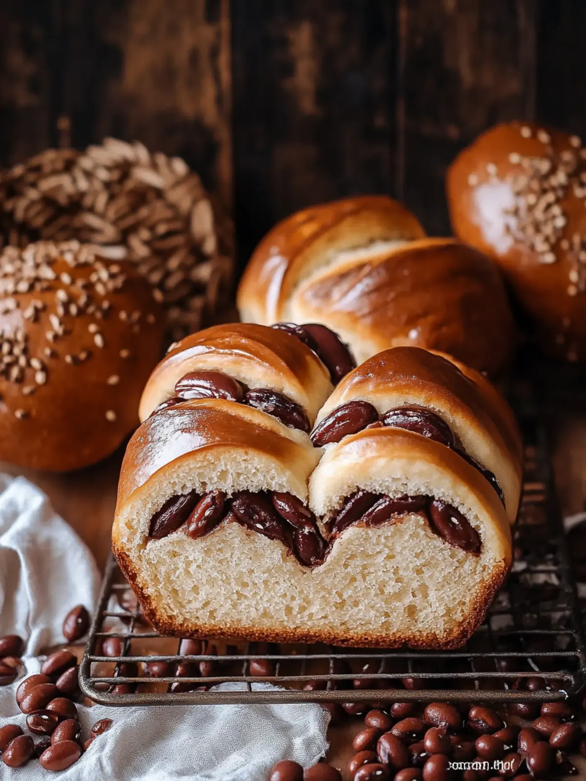 Deliciously Fluffy Red Bean Bread for Cozy Home Baking 3 Red Bean Bread