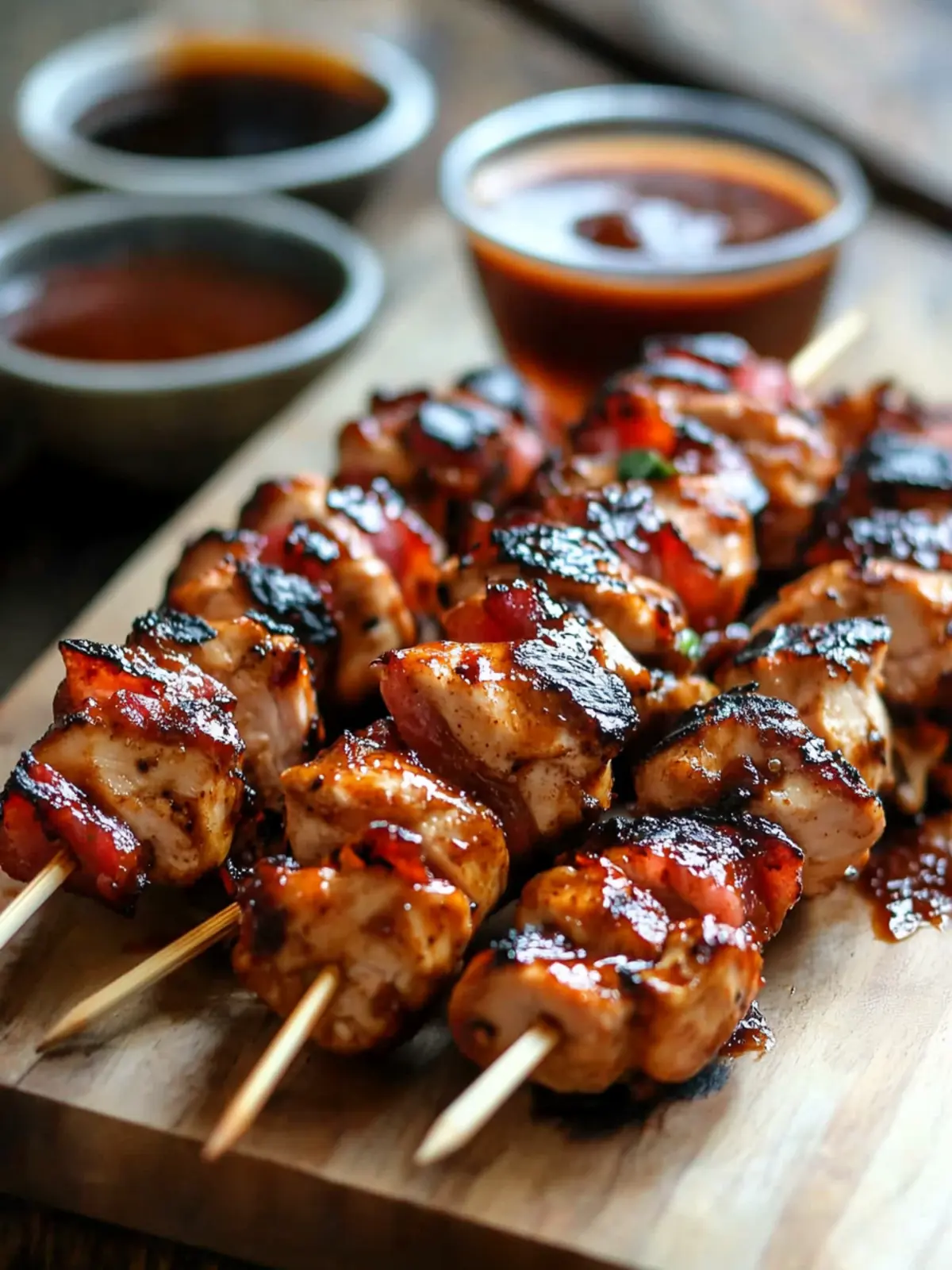 Bacon Bourbon BBQ Chicken Kebabs for the Ultimate Summer Feast 2 Bacon Bourbon BBQ Chicken Kebabs